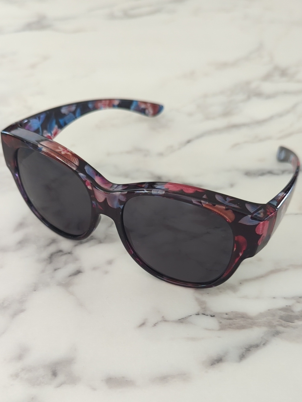 Myiaur Women's Sunglasses Floral Frame